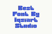 Fams Bold Sans Font, a Sans Serif Font by Iqsiart Studio (Thumbnail 6 of 9)
