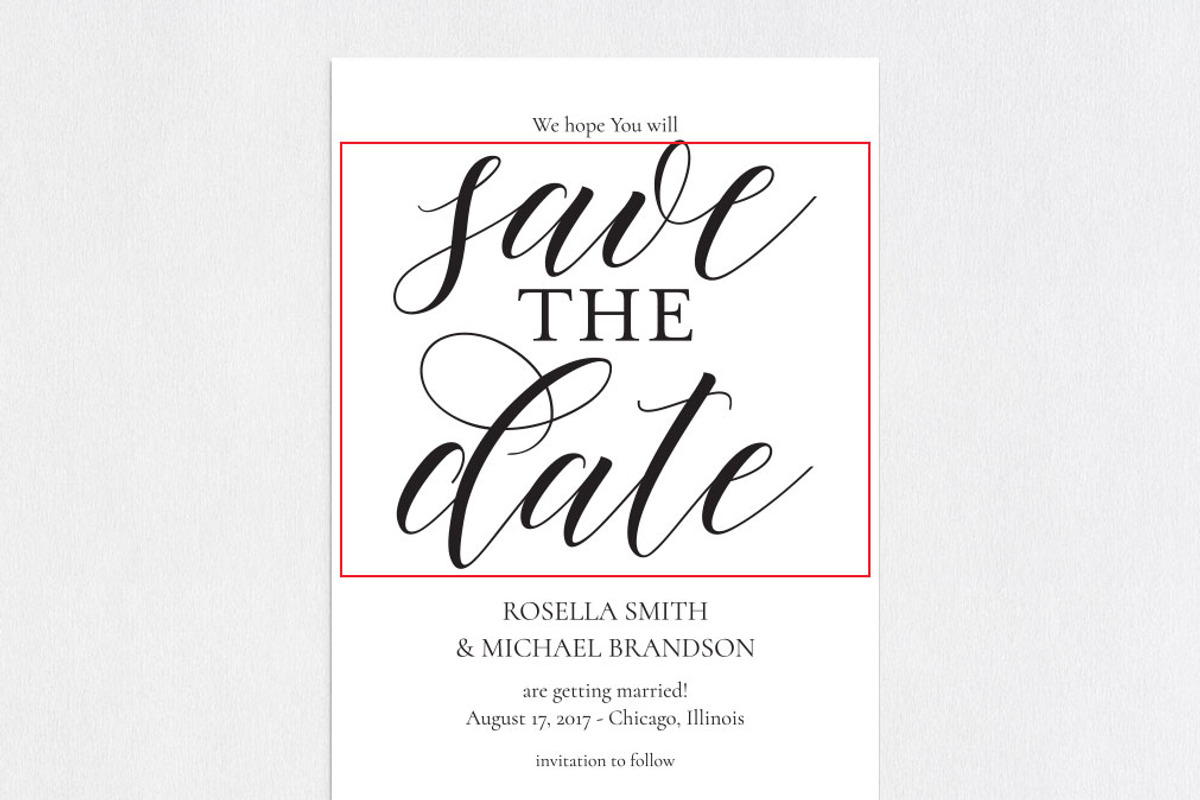 Save the Date Template SHR211, an Invitation Template by Shafura_Wedding (Photo 5 of 5)