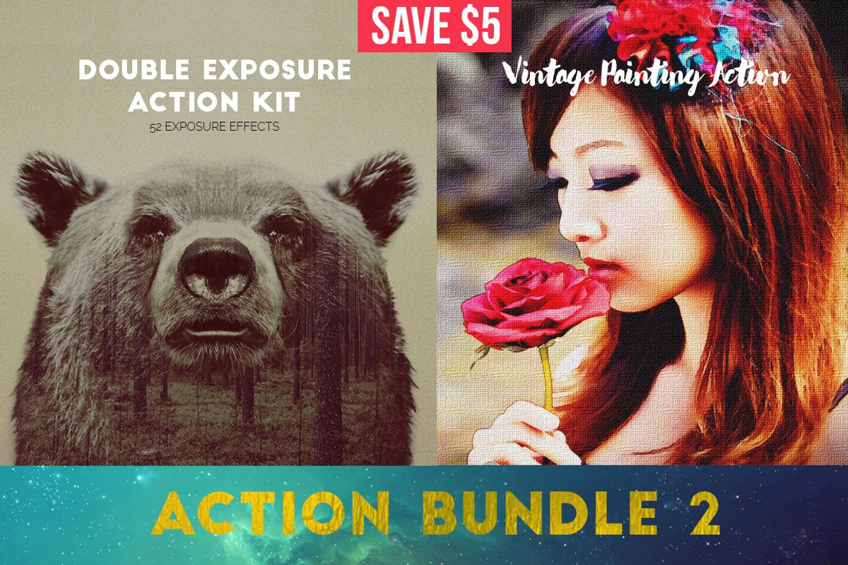 Exposure & Painting Action Bundle 2, an Action Add-On by Krystal Designs Co. (Photo 1 of 8)