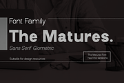 The Matures, a Sans Serif Font by artisans (Thumbnail 5 of 5)