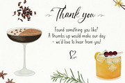 Holiday Cocktails Recipe Card Set, a Food Illustration by Sunshine Art (Thumbnail 12 of 12)