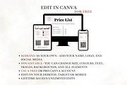 Tip Payment Business Sign Template, a Templates & Theme by Digital By Nikoleta (Thumbnail 2 of 9)
