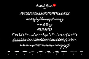 Amstel River - Brush Font