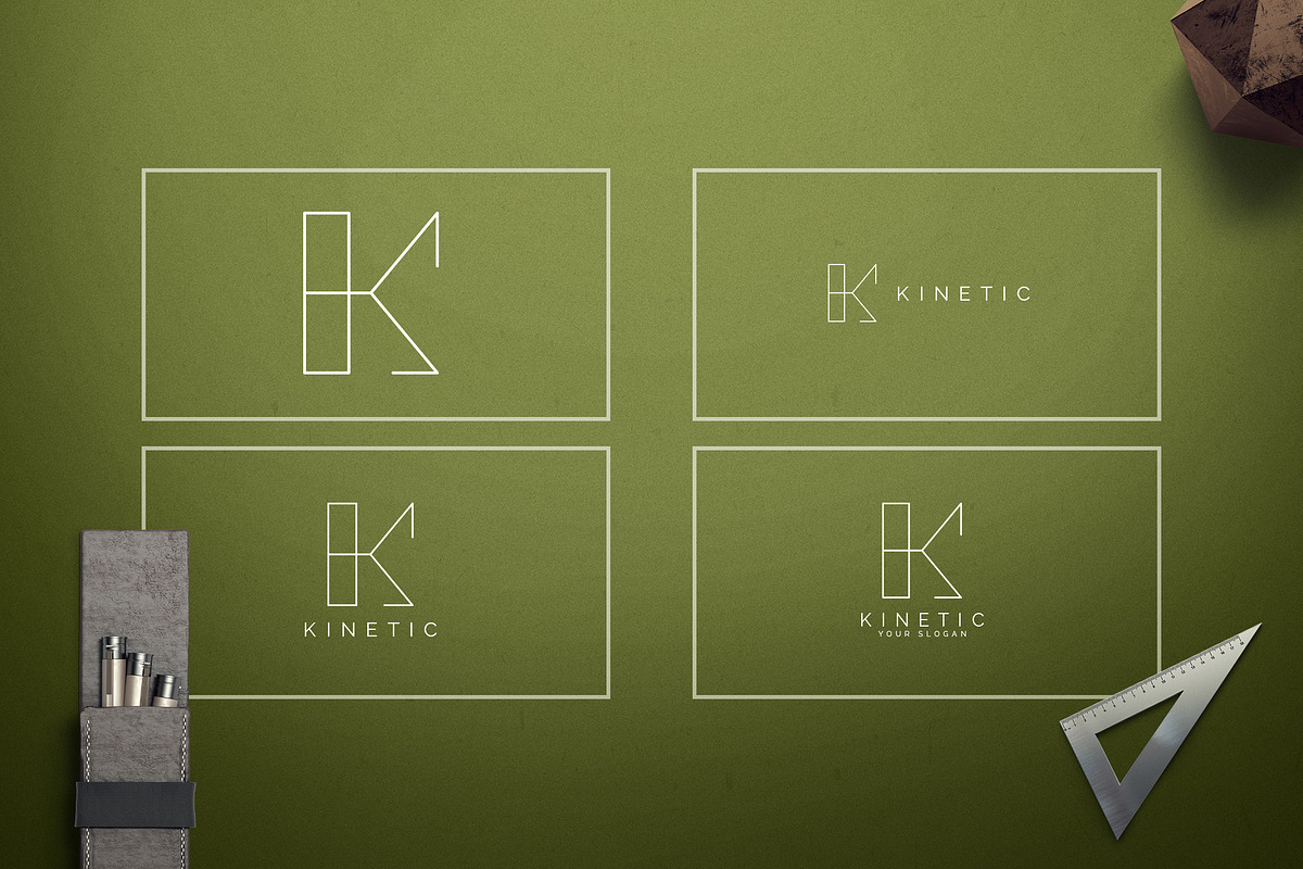 Geometric Letters and Logo Designs, a Branding & Logo Template by VP Fonts (Photo 12 of 28)
