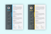 Resume Template / EPS,AI, a Resume Template by Annudesign (Thumbnail 4 of 7)