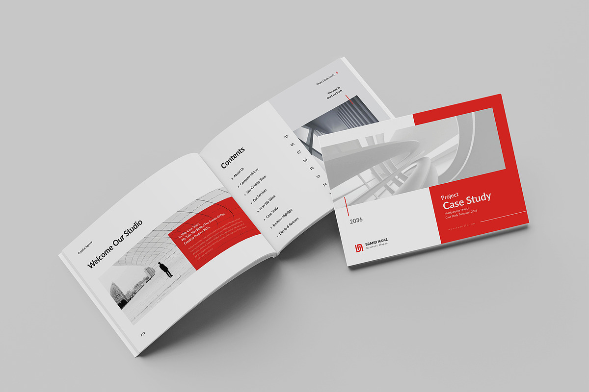 Case Study Brochure Template preview 2