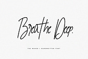 The Maker | Handwritten Font, a Script Font by Heart + Soul Studios (Thumbnail 2 of 7)
