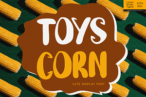 Toys Corn - Cute Handwritten