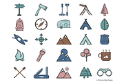 Outdoor Fun Icon Set, an Icon by Lena Elizer Art + Design (Thumbnail 2 of 4)