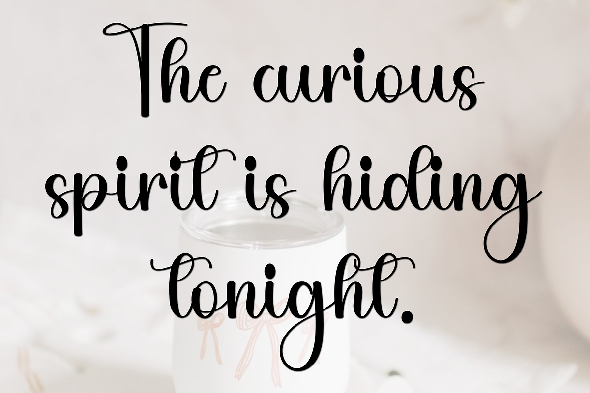 Black Magnolia, a Handwritten Font by InermediaSTUDIO (Photo 8 of 8)