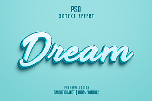Dream 3D Text Effect Style, a Layer Style Add-On by himelgfx