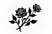 Rose Black Silhouette Decorative, an Illustration by Amazin_art (Thumbnail 22 of 31)