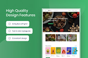 Grocery E-Commerce Website Template, an UI Kit Template by Kreativ Space (Thumbnail 3 of 5)