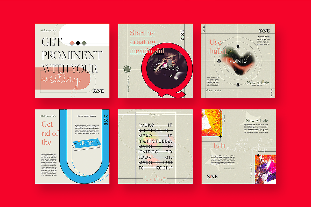 TYPEW(R)IGHTER INSTAGRAM TEMPLATE, a Social Media Template by maaariabouvier (Photo 4 of 9)