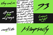 Flow | Experimental Brush Font, a Handwritten Font by Ardana Creative (Thumbnail 5 of 16)
