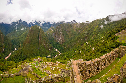 Panoramic view to Machu Picchu archaeological site with Polygonal masonry, Cuzc, an Architecture Photo by Wild, Wild World