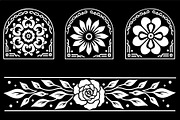 Elegant Floral Border Panels, an Object Graphic by abu67222 (Thumbnail 11 of 13)