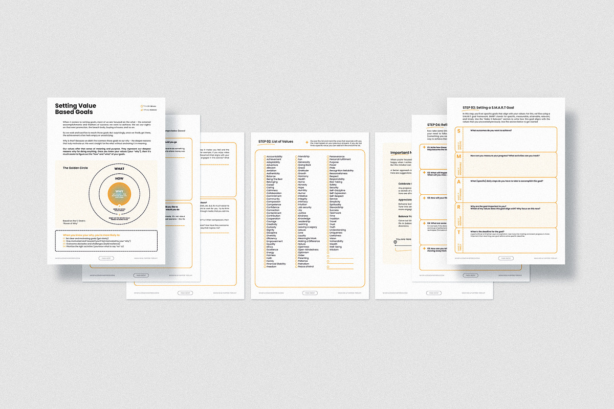 Finding Meaning & Purpose Toolkit, a Templates & Theme by AndrewPixel (Photo 5 of 14)