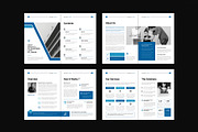 Annual Report Template, a Brochure Template by DesignCrest (Thumbnail 3 of 14)