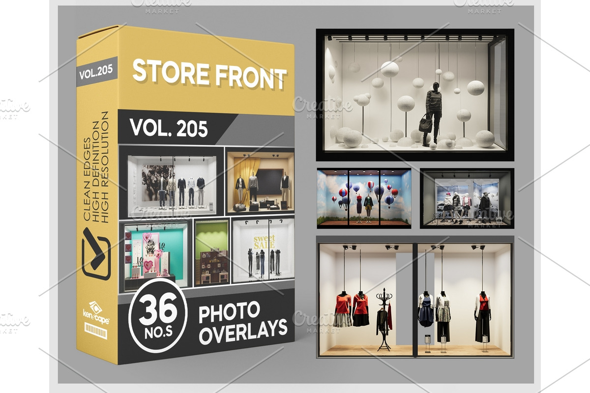 36 Store Front Photo Overlays, a Business Photo by KenScape (Photo 1 of 4)