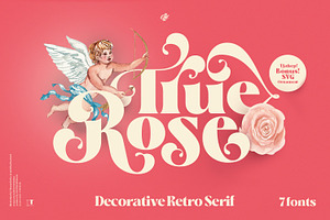 True Rose - Decorative Retro Serif