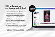 100 Girly Pink Instagram Reels, a Social Media Template by DigiPax (Thumbnail 9 of 10)