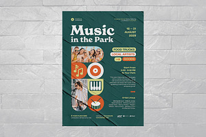 Creative Music Event Flyer Template