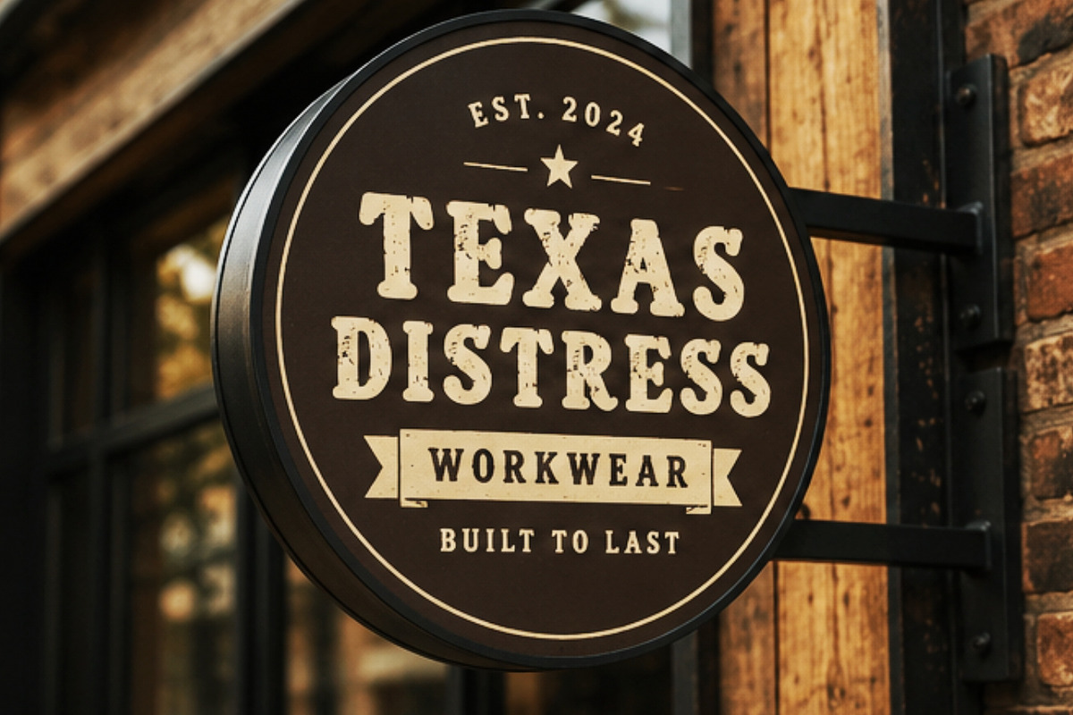 Texas Distress Vintage Font, a Slab Serif Font by Fourteen Letter (Photo 6 of 6)