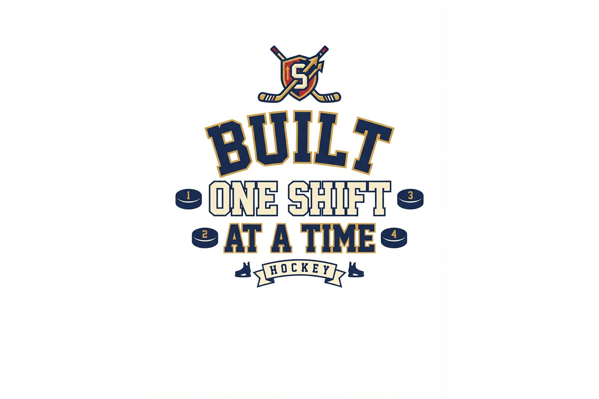 Hockey T-Shirt Design Graphic, an Object Graphic by balal (Photo 3 of 3)