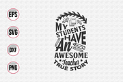Teacher typographic quotes bundle., a Graphic by Uniquesvg99 (Thumbnail 14 of 21)