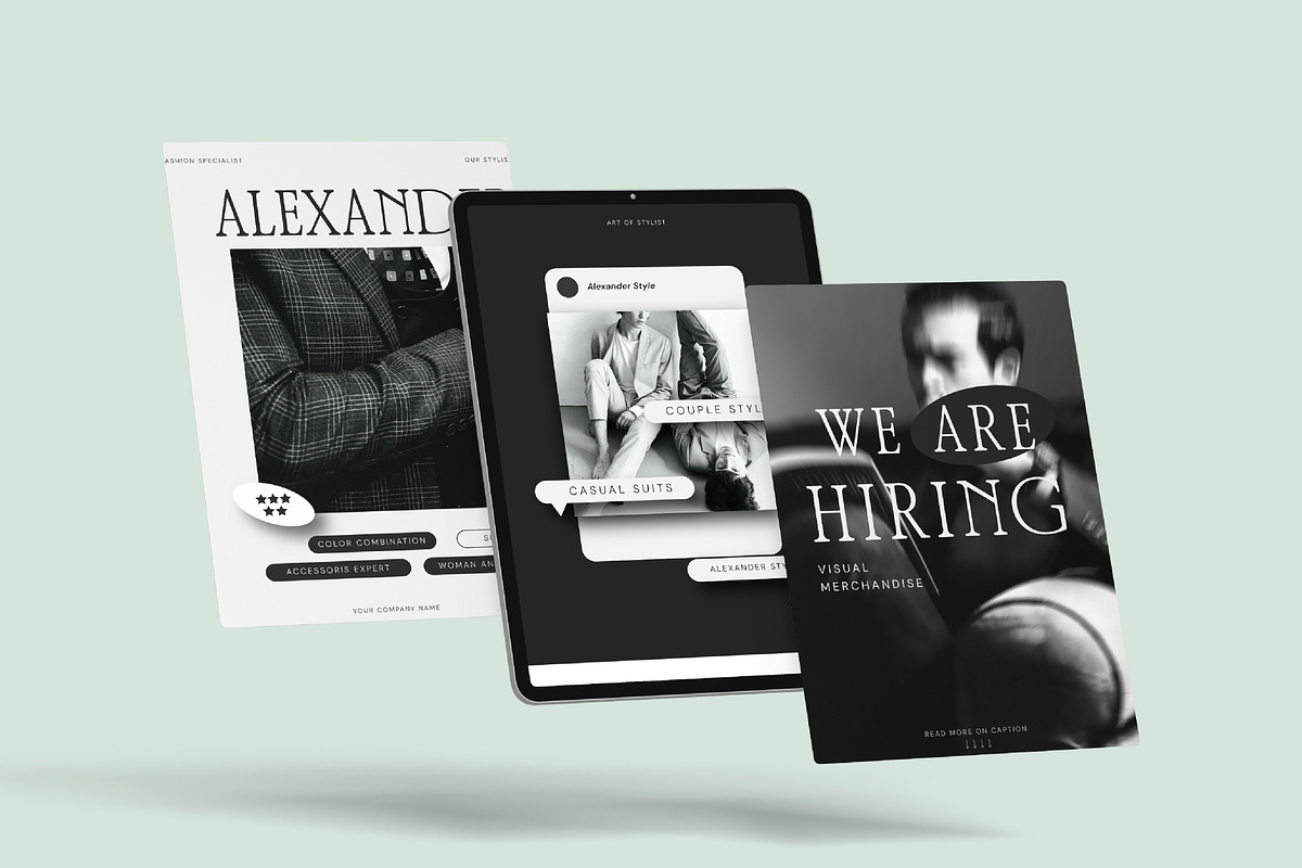 Styles - Fashion Social Media Kit, a Social Media Template by SecondBrain Store (Photo 7 of 9)