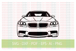 M5 F10 Car Vector