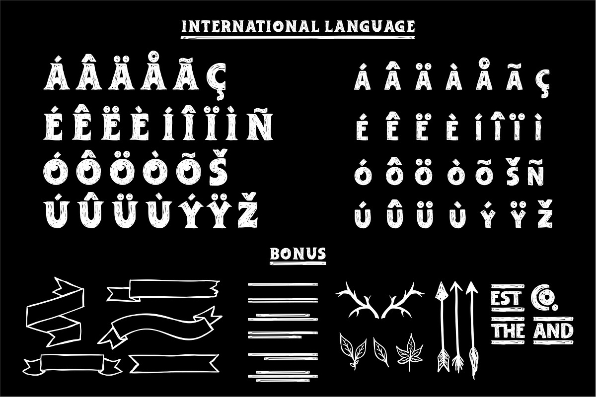 ADELARD - Scratches Font preview 6