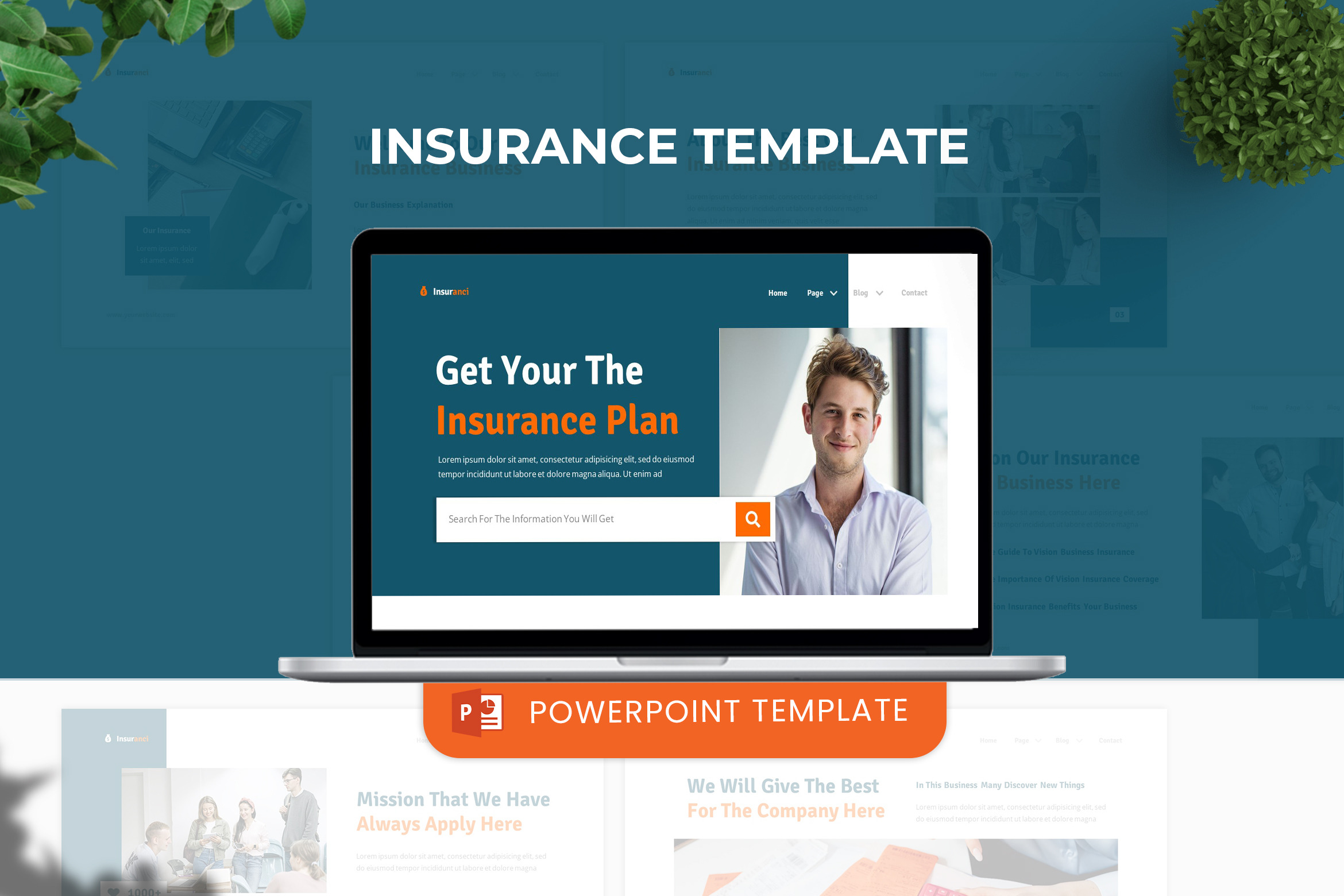 Insurance Powerpoint Template, a Presentation Template by casanovastudio