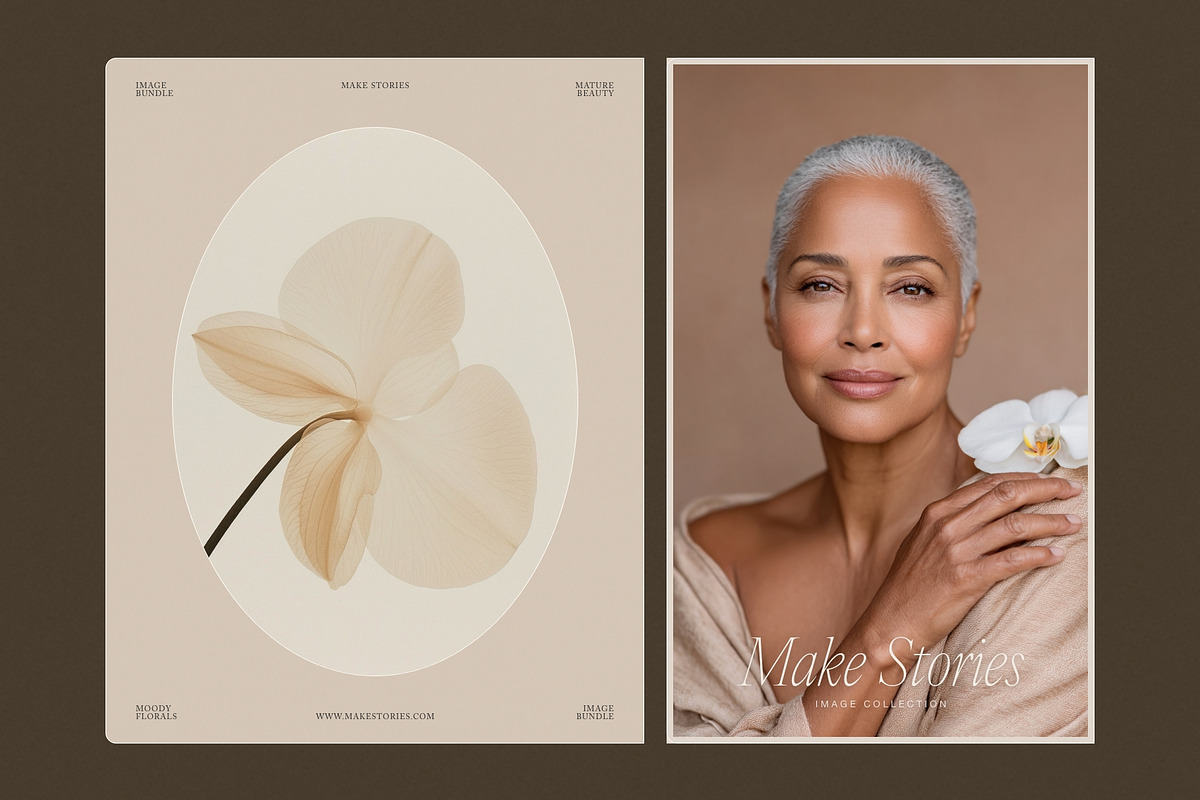 Diverse Mature Women Beauty & Hair, a Beauty & Fashion Photo by Make Stories Studio (Photo 12 of 25)