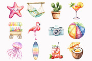 Cute Summer Planner, an Illustration by Design Market (Thumbnail 2 of 4)