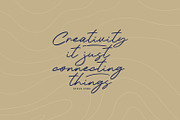 Handwind Script, a Script Font by khurasan (Thumbnail 4 of 7)