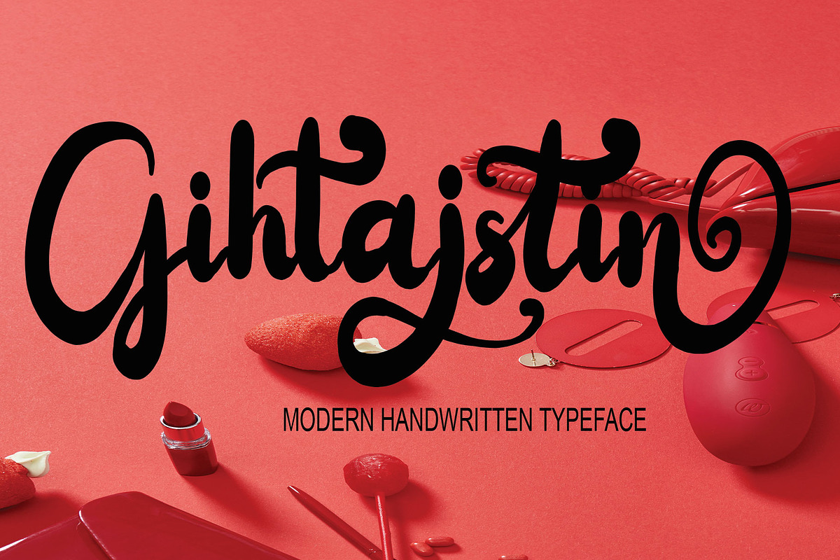 Bunga, a Script Font by Canden Meutuah (Photo 2 of 8)