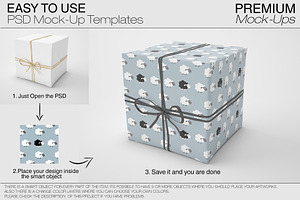 Gift Boxes Mockup Set