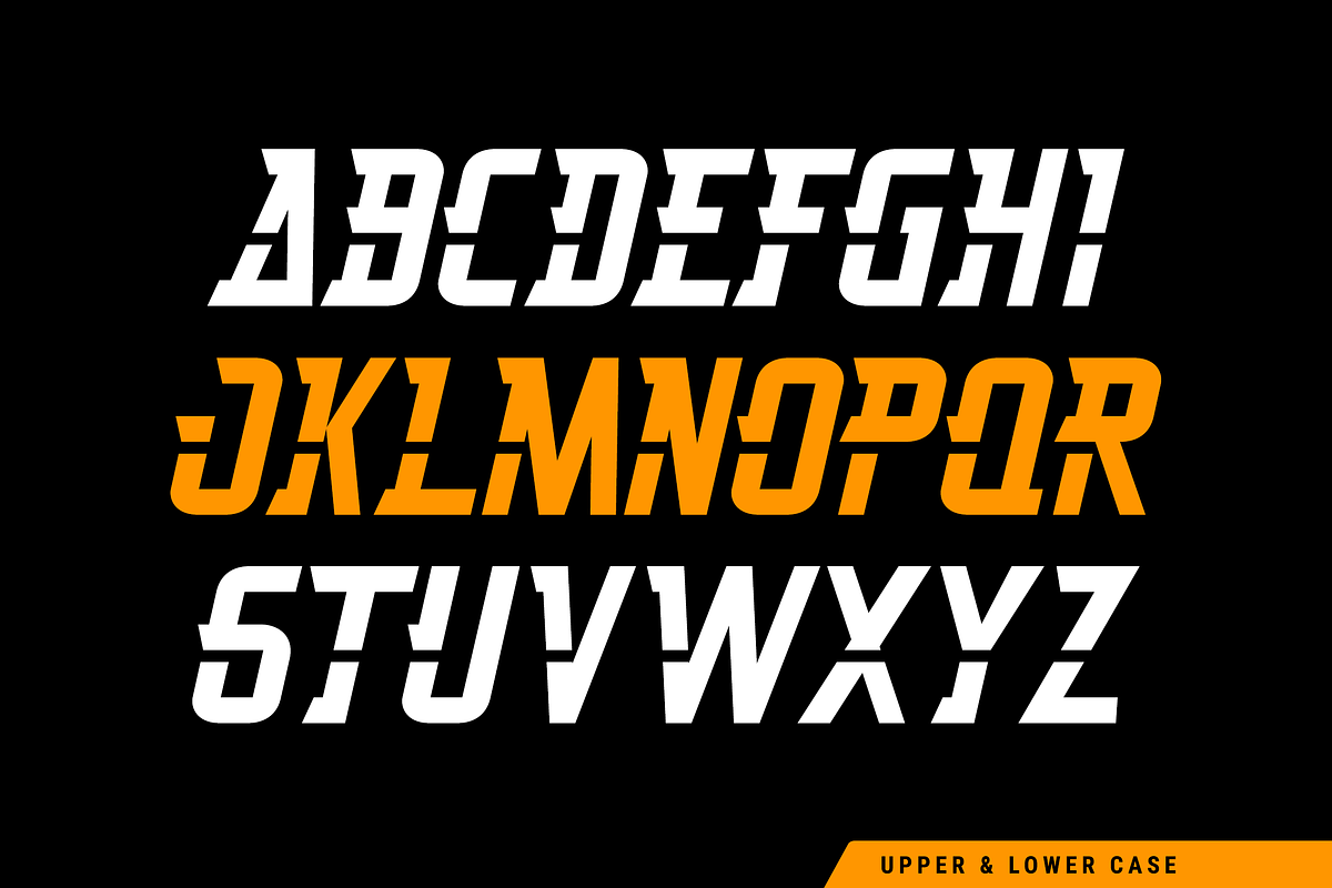 Thunderspeed | Sporty and Futuristic, a Serif Font by Tigadestd Type (Photo 3 of 7)