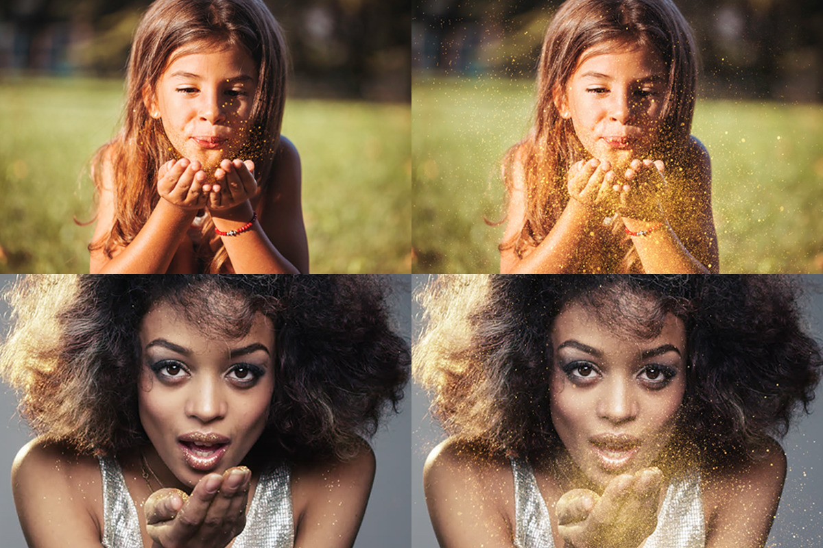 Blowing Glitter Overlays, an Object Graphic by VligCreativeStudio (Photo 2 of 4)
