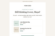 Mailchimp Abandoned Cart Templates, an Email Template by Art Club (Thumbnail 2 of 4)