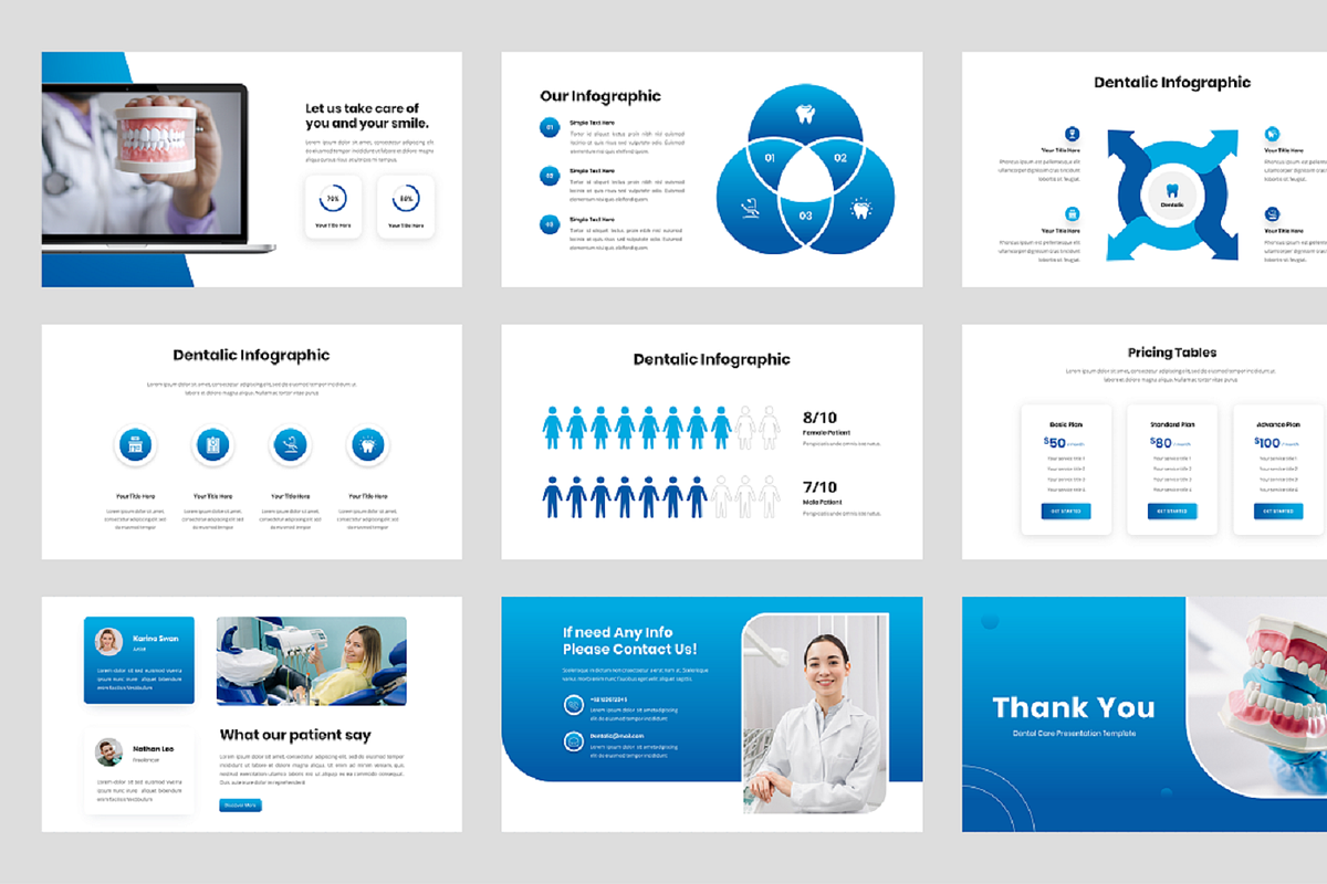 Dental Care & Health Powerpoint, a Presentation Template by Biwarastudio (Photo 5 of 5)