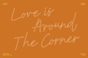 CS Mileya Dashed, a Script Font by Craft Supply Co. (Thumbnail 2 of 8)