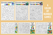 Dinosaur coloring games for kids, an Education Illustration by Lexi Claus (Thumbnail 10 of 17)