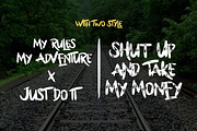 Bllody Rainan, a Script Font by madeDeduk (Thumbnail 3 of 5)