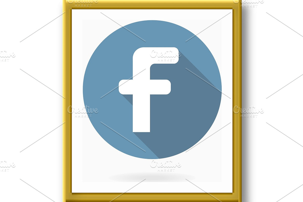 Letter F Vector Icon With Flat, a Texture Graphic by FineArtStudio (Photo 3 of 3)