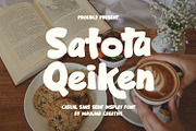 Satota Qeiken Casual Sans Font, a Sans Serif Font by Maulana Creative (Thumbnail 1 of 7)