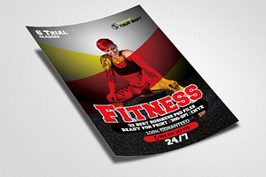 Body Fitness Coaching Flyer Template