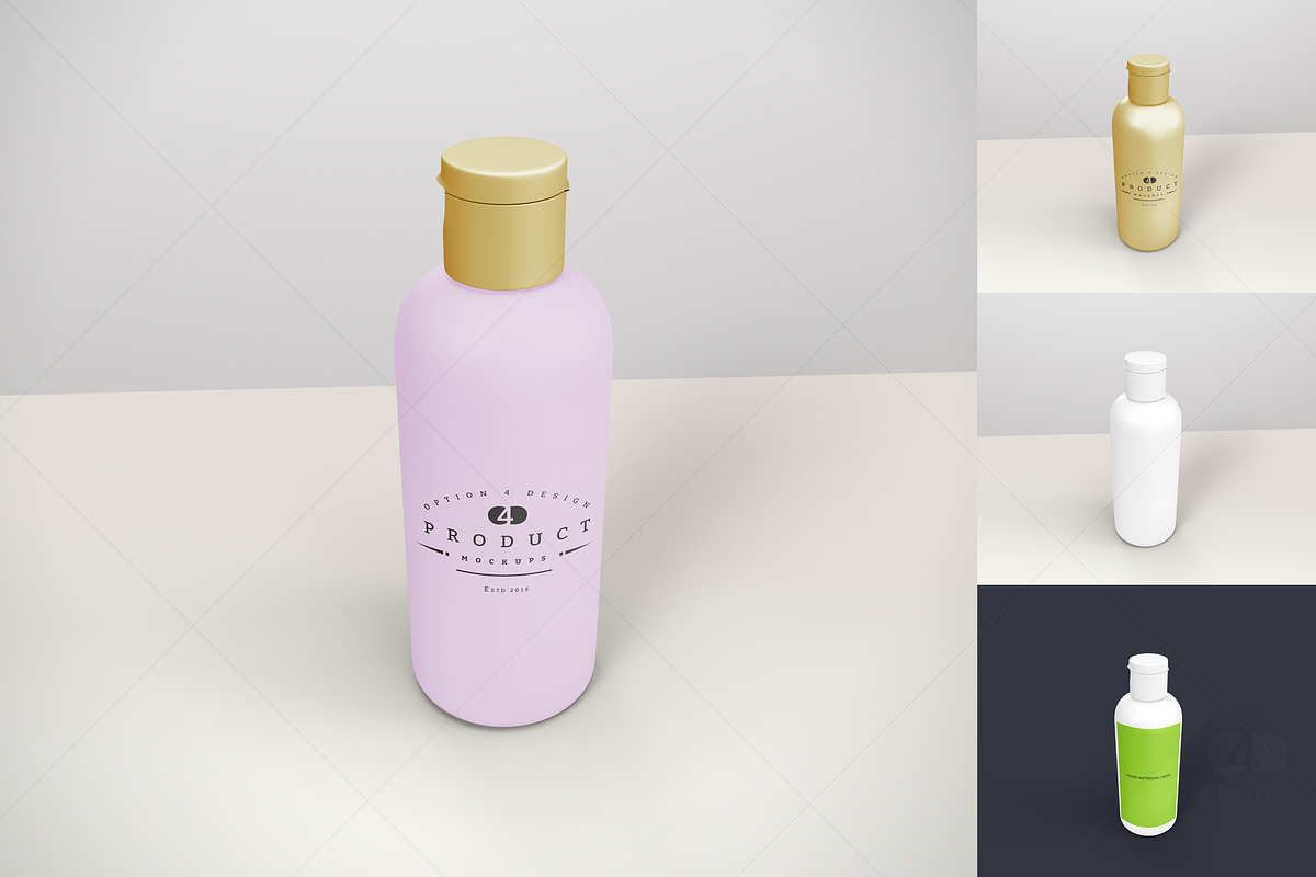 Product Bottle Mockup #02, a Cups & Container Mockup by Option 4 Design (Photo 3 of 3)
